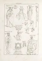 Picture 4 of 77 from Recherches sur les costumes, les moeurs, les usages religieux, civils et militaires des anciens peuples : [Volume 3] / par J. Mailliot, ... publié par P. Martin (1809), leaf 38