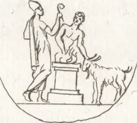 An illustration from Recherches sur les costumes, les moeurs, les usages religieux, civils et militaires des anciens peuples : [Volume 1] / par J. Mailliot, ... publié par P. Martin (1809)