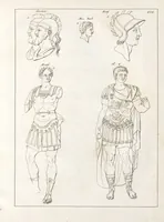 Picture 12 of 82 from Recherches sur les costumes, les moeurs, les usages religieux, civils et militaires des anciens peuples : [Volume 1] / par J. Mailliot, ... publié par P. Martin (1809), leaf 147
