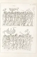 An illustration from Recherches sur les costumes, les moeurs, les usages religieux, civils et militaires des anciens peuples : [Volume 1] / par J. Mailliot, ... publié par P. Martin (1809)