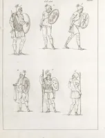An illustration from Recherches sur les costumes, les moeurs, les usages religieux, civils et militaires des anciens peuples : [Volume 1] / par J. Mailliot, ... publié par P. Martin (1809)