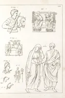 An illustration from Recherches sur les costumes, les moeurs, les usages religieux, civils et militaires des anciens peuples : [Volume 1] / par J. Mailliot, ... publié par P. Martin (1809)