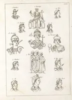 Picture 45 of 82 from Recherches sur les costumes, les moeurs, les usages religieux, civils et militaires des anciens peuples : [Volume 1] / par J. Mailliot, ... publié par P. Martin (1809), leaf 305
