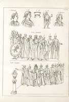 An illustration from Recherches sur les costumes, les moeurs, les usages religieux, civils et militaires des anciens peuples : [Volume 1] / par J. Mailliot, ... publié par P. Martin (1809)