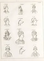 An illustration from Recherches sur les costumes, les moeurs, les usages religieux, civils et militaires des anciens peuples : [Volume 1] / par J. Mailliot, ... publié par P. Martin (1809)