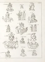 Picture 52 of 82 from Recherches sur les costumes, les moeurs, les usages religieux, civils et militaires des anciens peuples : [Volume 1] / par J. Mailliot, ... publié par P. Martin (1809), leaf 329