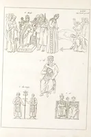 An illustration from Recherches sur les costumes, les moeurs, les usages religieux, civils et militaires des anciens peuples : [Volume 1] / par J. Mailliot, ... publié par P. Martin (1809)