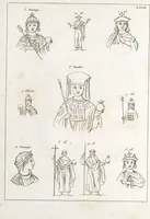 An illustration from Recherches sur les costumes, les moeurs, les usages religieux, civils et militaires des anciens peuples : [Volume 1] / par J. Mailliot, ... publié par P. Martin (1809)