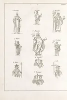 An illustration from Recherches sur les costumes, les moeurs, les usages religieux, civils et militaires des anciens peuples : [Volume 1] / par J. Mailliot, ... publié par P. Martin (1809)