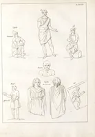 An illustration from Recherches sur les costumes, les moeurs, les usages religieux, civils et militaires des anciens peuples : [Volume 1] / par J. Mailliot, ... publié par P. Martin (1809)