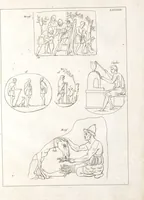An illustration from Recherches sur les costumes, les moeurs, les usages religieux, civils et militaires des anciens peuples : [Volume 1] / par J. Mailliot, ... publié par P. Martin (1809)