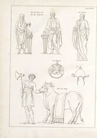 An illustration from Recherches sur les costumes, les moeurs, les usages religieux, civils et militaires des anciens peuples : [Volume 1] / par J. Mailliot, ... publié par P. Martin (1809)