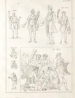 An illustration from Recherches sur les costumes, les moeurs, les usages religieux, civils et militaires des anciens peuples : [Volume 1] / par J. Mailliot, ... publié par P. Martin (1809)