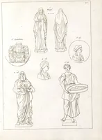 An illustration from Recherches sur les costumes, les moeurs, les usages religieux, civils et militaires des anciens peuples : [Volume 1] / par J. Mailliot, ... publié par P. Martin (1809)