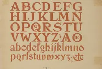 An illustration from Alphabete und Ornamente (1891)