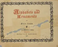 Picture 1 of 11 from Alphabete und Ornamente (1891), leaf 3