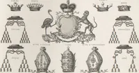 Picture 15 of 35 from Álbum graphique : recueil d'alphabets français, étrangers et ornés, couronnes, armes, supports, chiffres entrelacés et ornés : [volume 2] / monogrammes tires d'anciens manuscrits et composés par J. Girault (1870), leaf 62