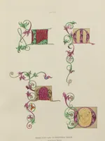 Picture 17 of 42 from Alphabets : numerals, and devices of the middle ages / by Henry Shaw, F.S.A (1845), leaf 21