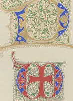 An illustration from Alphabets : numerals, and devices of the middle ages / by Henry Shaw, F.S.A (1845)