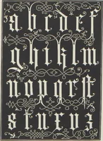 An illustration from Alphabets : numerals, and devices of the middle ages / by Henry Shaw, F.S.A (1845)
