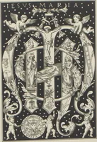 Picture 38 of 42 from Alphabets : numerals, and devices of the middle ages / by Henry Shaw, F.S.A (1845), leaf 51