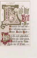 Picture 7 of 12 from In Freude und Leid : Denksprüche mit Initialen / gemalt von Alwine Schrödter (1865), leaf 10