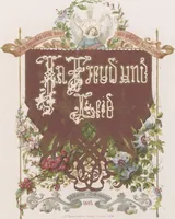 Picture 1 of 12 from In Freude und Leid : Denksprüche mit Initialen / gemalt von Alwine Schrödter (1865), leaf 4