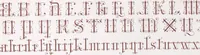An illustration from Dondorf's Alphabete : eine Sammlung von Musterblättern der verschiedensten Schriftarten älterer und neuerer Zeit ... / [zusammengestellt von Fr. Christmann] (1873)
