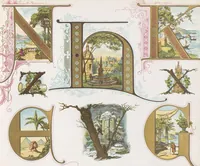 Picture 24 of 34 from Dondorf's Alphabete : eine Sammlung von Musterblättern der verschiedensten Schriftarten älterer und neuerer Zeit ... / [zusammengestellt von Fr. Christmann] (1873), leaf 41