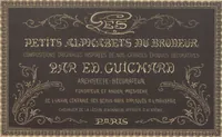Picture 1 of 25 from Les petits alphabets du brodeur : compositions originales inspirées de nos grandes époques décoratives / par Ed. Guichard, leaf 1