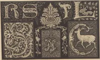 Picture 12 of 25 from Les petits alphabets du brodeur : compositions originales inspirées de nos grandes époques décoratives / par Ed. Guichard, leaf 12