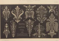 Picture 19 of 25 from Les petits alphabets du brodeur : compositions originales inspirées de nos grandes époques décoratives / par Ed. Guichard, leaf 19