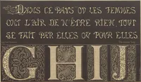 Picture 9 of 25 from Les petits alphabets du brodeur : compositions originales inspirées de nos grandes époques décoratives / par Ed. Guichard, leaf 9