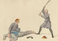 Picture 4 of 15 from The punishments of China, illustrated by twenty-two engravings; with explanations in English and French (1801), leaf 18