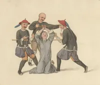 Picture 8 of 15 from The punishments of China, illustrated by twenty-two engravings; with explanations in English and French (1801), leaf 36
