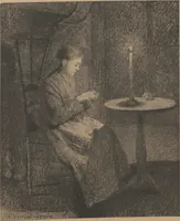 Picture 37 of 37 from Bastien-Lepage, sa vie et ses oeuvres, 1848-1884 / étude par L. de Fourcaud ; publié sous la directionde F.-G. Dumas (1885), leaf 80