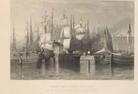 Picture 7 of 21 from Gallery of landscape painters : comprising twenty-four illustrations of American scenery, from paintings by G.L. Brown, W.H. Beard, Casilear, Colman, DeHaas, Gignoux, William Hart, James M. Hart, Hill, Hinshelwood, Hubbard, Inness, Kensett, Momberger, J.D. Smillie, Geo. H. Smillie, Whittredge ; Engraved on steel, by eminent engravers, with letter-press descriptions (1872), leaf 17