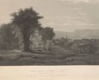 Picture 8 of 21 from Gallery of landscape painters : comprising twenty-four illustrations of American scenery, from paintings by G.L. Brown, W.H. Beard, Casilear, Colman, DeHaas, Gignoux, William Hart, James M. Hart, Hill, Hinshelwood, Hubbard, Inness, Kensett, Momberger, J.D. Smillie, Geo. H. Smillie, Whittredge ; Engraved on steel, by eminent engravers, with letter-press descriptions (1872), leaf 19