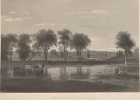 Picture 20 of 21 from Gallery of landscape painters : comprising twenty-four illustrations of American scenery, from paintings by G.L. Brown, W.H. Beard, Casilear, Colman, DeHaas, Gignoux, William Hart, James M. Hart, Hill, Hinshelwood, Hubbard, Inness, Kensett, Momberger, J.D. Smillie, Geo. H. Smillie, Whittredge ; Engraved on steel, by eminent engravers, with letter-press descriptions (1872), leaf 49
