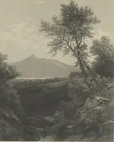 Picture 1 of 21 from Gallery of landscape painters : comprising twenty-four illustrations of American scenery, from paintings by G.L. Brown, W.H. Beard, Casilear, Colman, DeHaas, Gignoux, William Hart, James M. Hart, Hill, Hinshelwood, Hubbard, Inness, Kensett, Momberger, J.D. Smillie, Geo. H. Smillie, Whittredge ; Engraved on steel, by eminent engravers, with letter-press descriptions (1872), leaf 5