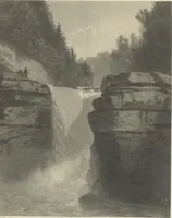 Picture 2 of 21 from Gallery of landscape painters : comprising twenty-four illustrations of American scenery, from paintings by G.L. Brown, W.H. Beard, Casilear, Colman, DeHaas, Gignoux, William Hart, James M. Hart, Hill, Hinshelwood, Hubbard, Inness, Kensett, Momberger, J.D. Smillie, Geo. H. Smillie, Whittredge ; Engraved on steel, by eminent engravers, with letter-press descriptions (1872), leaf 7