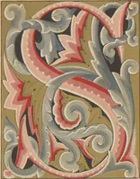 An illustration from The Psalms of David / illuminated by Owen Jones (1861)