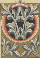 An illustration from The Psalms of David / illuminated by Owen Jones (1861)