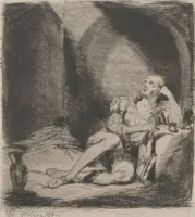 Picture 11 of 26 from Original etchings / by Sir George Hayter, historical and portrait painter to His Majesty the King of Belgium, and member of the Academy of Rome, Florence, Bologna, Parma and Venice : forty-six etchings (1879), leaf 26