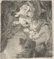Picture 19 of 26 from Original etchings / by Sir George Hayter, historical and portrait painter to His Majesty the King of Belgium, and member of the Academy of Rome, Florence, Bologna, Parma and Venice : forty-six etchings (1879), leaf 37