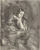Picture 26 of 26 from Original etchings / by Sir George Hayter, historical and portrait painter to His Majesty the King of Belgium, and member of the Academy of Rome, Florence, Bologna, Parma and Venice : forty-six etchings (1879), leaf 47