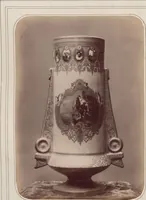 Picture 20 of 60 from A descriptive catalogue of a collection of royal historical porcelain, designed and painted in Europe during the eleven years beginning 1878 and ending 1889 : holograph and photographs, [189-?] / by J.S. Potter (1878), leaf 26