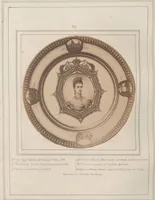 Picture 26 of 60 from A descriptive catalogue of a collection of royal historical porcelain, designed and painted in Europe during the eleven years beginning 1878 and ending 1889 : holograph and photographs, [189-?] / by J.S. Potter (1878), leaf 33