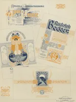 Picture 21 of 22 from Der Moderne Merkantil-Lithograph : eine Sammlung merkantiler Arbeiten / hrsg. von Steinbach & Strache (1901), leaf 20