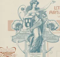 Picture 5 of 22 from Der Moderne Merkantil-Lithograph : eine Sammlung merkantiler Arbeiten / hrsg. von Steinbach & Strache (1901), leaf 6